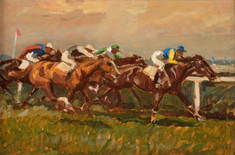 「Das Finish」Oskar Merte