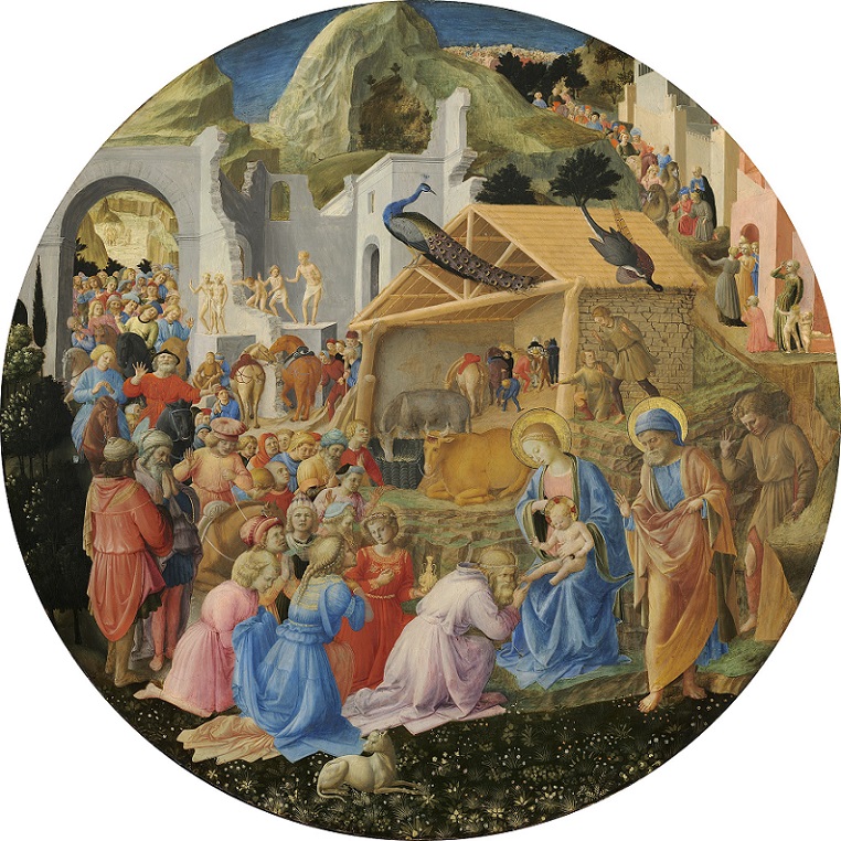 「東方三博士の礼拝（Adoration of the Magi）」（1445年頃）フィリッポ・リッピ