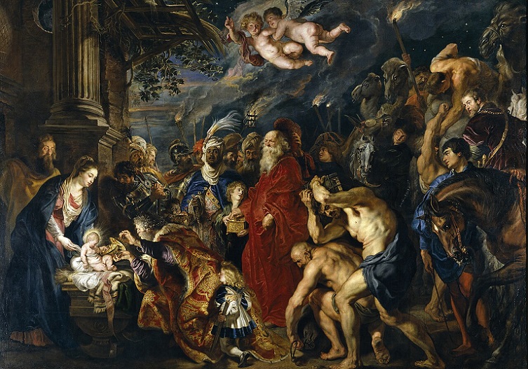「東方三博士の礼拝（Adoration of the Magi）」（1628-1629年頃）ピーテル・パウル・ルーベンス