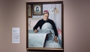 「家政婦のブリッタ＝マリーア・バンク（愛称ムッサ）」（1890年）エーヴァ・ボニエル　※「スウェーデン絵画 北欧の光、日常のかがやき」展より