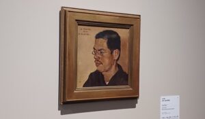 「武者小路実篤像」（1914年）岸田劉生