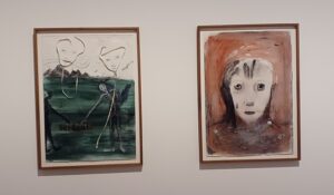 庄司 朝美の絵画作品　※森美術館で開催の「六本木クロッシング2025展」の展示風景より
