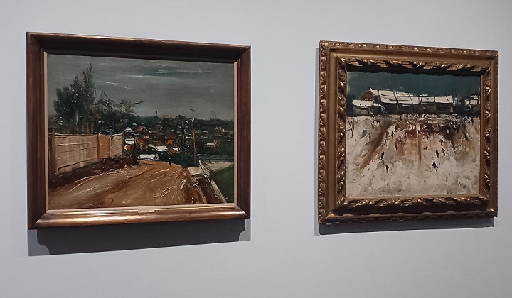 ※開館50周年記念「モダンアートの街・新宿」の展示風景より