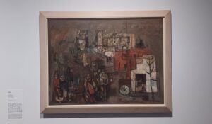 「N駅近く」（1940年）松本竣介