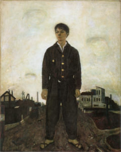 「立てる像」（1942年）松本竣介