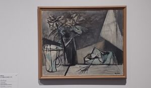 「死の静物（松本竣介の死）」（1948年）鶴岡政男