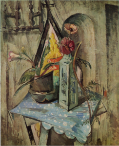 「カルピスの包み紙のある静物」（1923年）中村彝