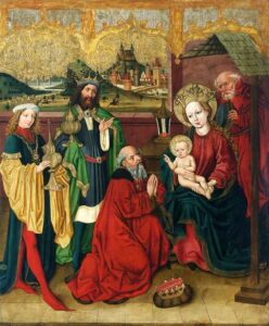 「東方三博士の礼拝（Adoration of the Magi）」（1466年）Mikołaj Obilman