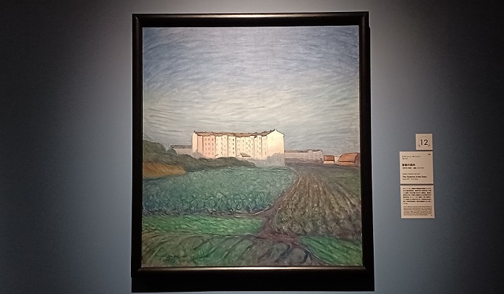 「首都の郊外」（1899年）エウシェーン・ヤーンソン　※「スウェーデン絵画 北欧の光、日常のかがやき」展より