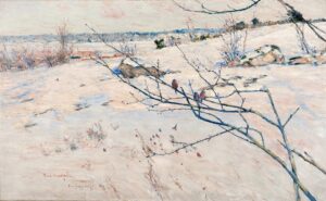 「冬の風景」（1889年）カール・ノードシュトルム