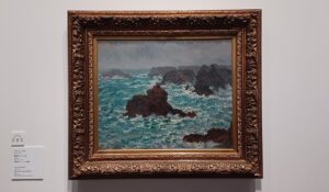 「雨のベリール」（1886年）クロード・モネ　※「クロード・モネ ー 風景への問いかけ」展より