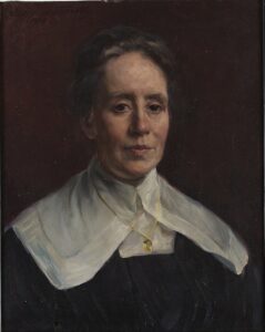 「ファンニ・ブラーテの肖像」（1918年）Hildegard Thorell