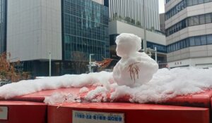雪の日とアーティゾン美術館