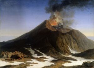 「エトナ火山の噴火」ヤコブ・フィリップ・ハッケルト