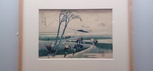 『冨嶽三十六景』より「駿州江尻」（天保1-4年頃）葛飾北斎　※「北斎 冨嶽三十六景（井内コレクション）」展より