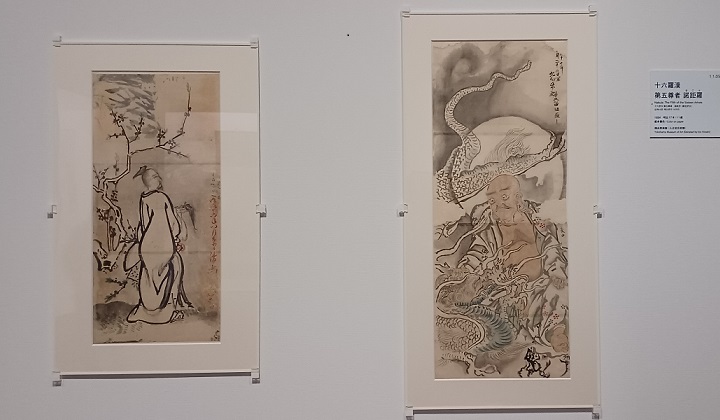 ※東京国立近代美術館で開催の「下村観山展」展示風景より