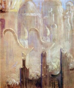 「天地創造 Ⅺ（Creation of the World Ⅺ）」（1906年）ミカロユス・コンスタンティナス・チュルリョーニス