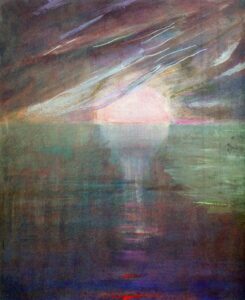 「天地創造 Xlll（Creation of the World Xlll）」（1906年）ミカロユス・コンスタンティナス・チュルリョーニス