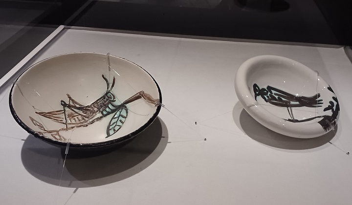 ※ヨックモックミュージアムで開催の「ピカソ・ミロ・バルセロのセラミック － カタルーニャへの愛 －」の展示風景