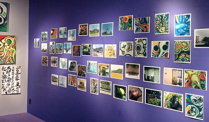 岡本太郎記念館で開催の「佐内正史 雷写」の様子