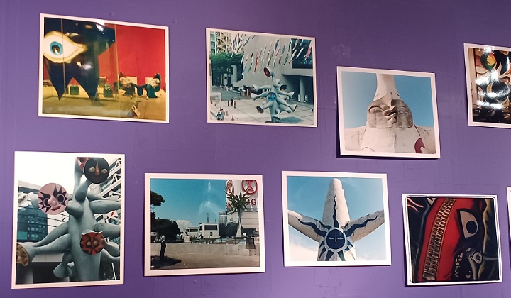 岡本太郎記念館で開催の「佐内正史 雷写」の様子