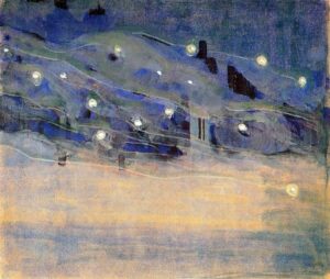「閃光（Ⅲ）」（1906年）ミカロユス・コンスタンティナス・チュルリョーニス