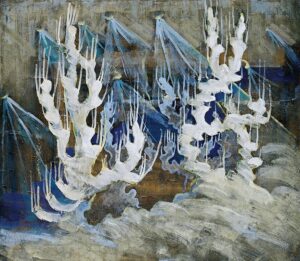 「冬（Ⅱ）」（1907年）ミカロユス・コンスタンティナス・チュルリョーニス