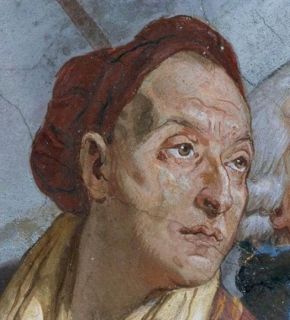 「ジョヴァンニ・バッティスタ・ティエポロの肖像」（1751-53年）
