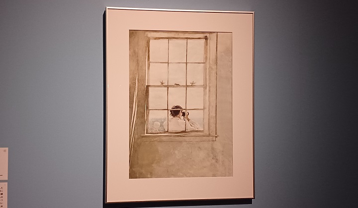 「ヒトデ」（1986年）アンドリュー・ワイエス　※東京都美術館で開催の「アンドリュー・ワイエス展」より