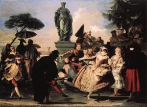 「メヌエット」（1756年）ジョヴァンニ・ドメニコ・ティエポロ