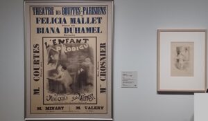 「放蕩息子」ブッフ・パリジャン劇場（1893年）アドルフ・レオン・ヴィレット　※展覧会「”カフェ”に集う芸術家」より