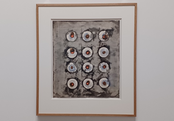 「無題」（1962年）瀧口修造　※アーティゾンで開催の「瀧口修造 書くことと描くこと」より