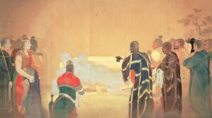 「闍維」1898年（明治31年）、下村観山　（※Public Domain画像）