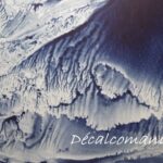 デカルコマニー（Decalcomanie）　※イメージ画像