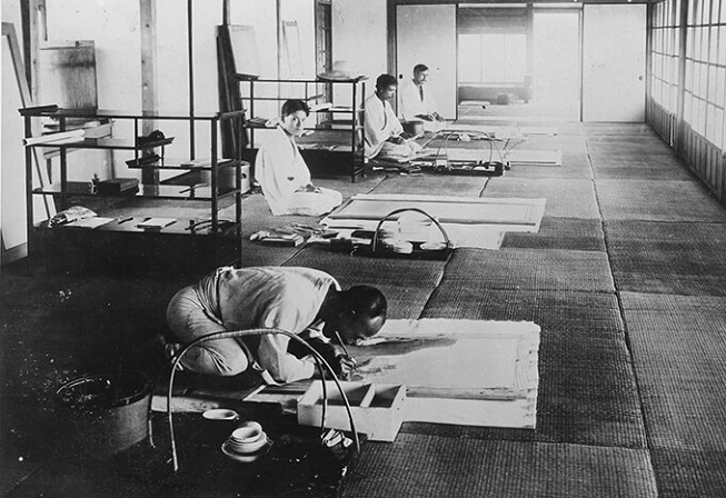 五浦の日本美術院研究所（1909年）　※Public Domain画像