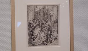 「キリストの割礼」（1625年頃）レンブラント・ハルメンスゾーン・ファン・レイン　※国立西洋美術館の「版画家レンブラント」展より