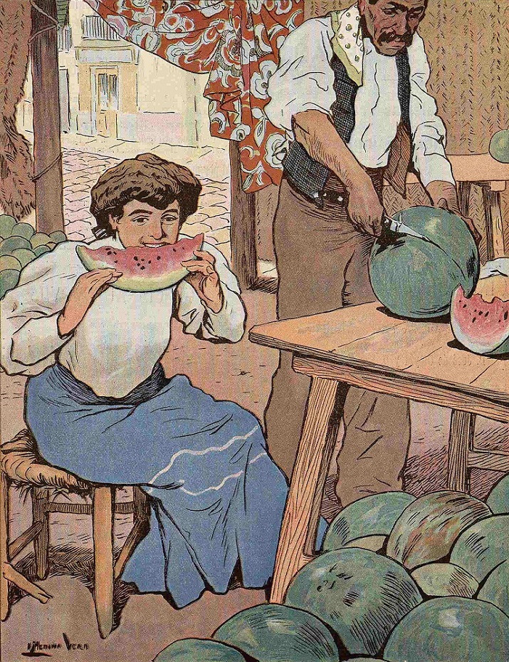 雑誌「ALEGRIA!」の表紙より（1907年8月28日発行）　※Public Domain