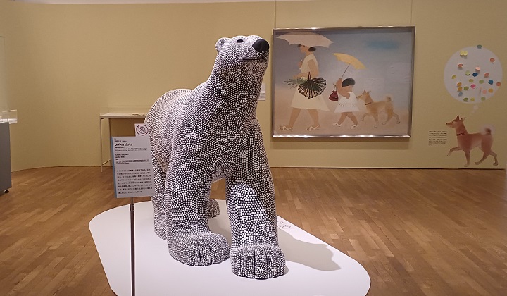 「polka dots」（2007年）鍵野壮太　※藝大美術館で開催の「藝大式 美術の ”ミカタ”」より