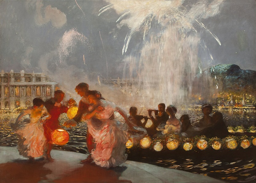 「歓喜の祭り」（1906年頃）ガストン・ラ・トゥーシュ