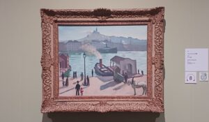 「マルセイユの馬」（1916年）　※SOMPO美術館で開催の「アルベール・マルケ展」より