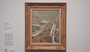 「雪と緑色の空、パリ（ポン＝ヌフ）」（1947年2月）　※SOMPO美術館で開催の「アルベール・マルケ展」より