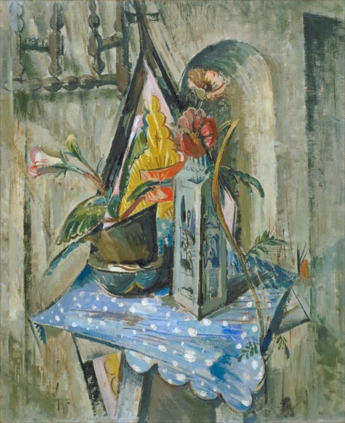 「カルピスの包み紙のある静物」（1923年）中村彝